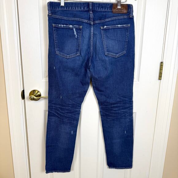 Moussy Vintage ISKO Comfort Ace Skinny Jeans Blue Distressed Ripped Women’s 30 - Picture 2 of 9